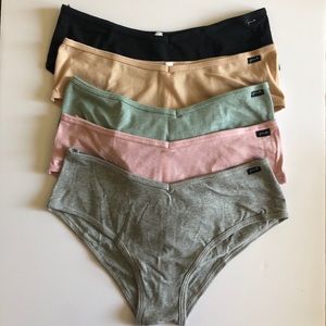 LARGE 5pk VS PINK CHEEKSTER PANTIES